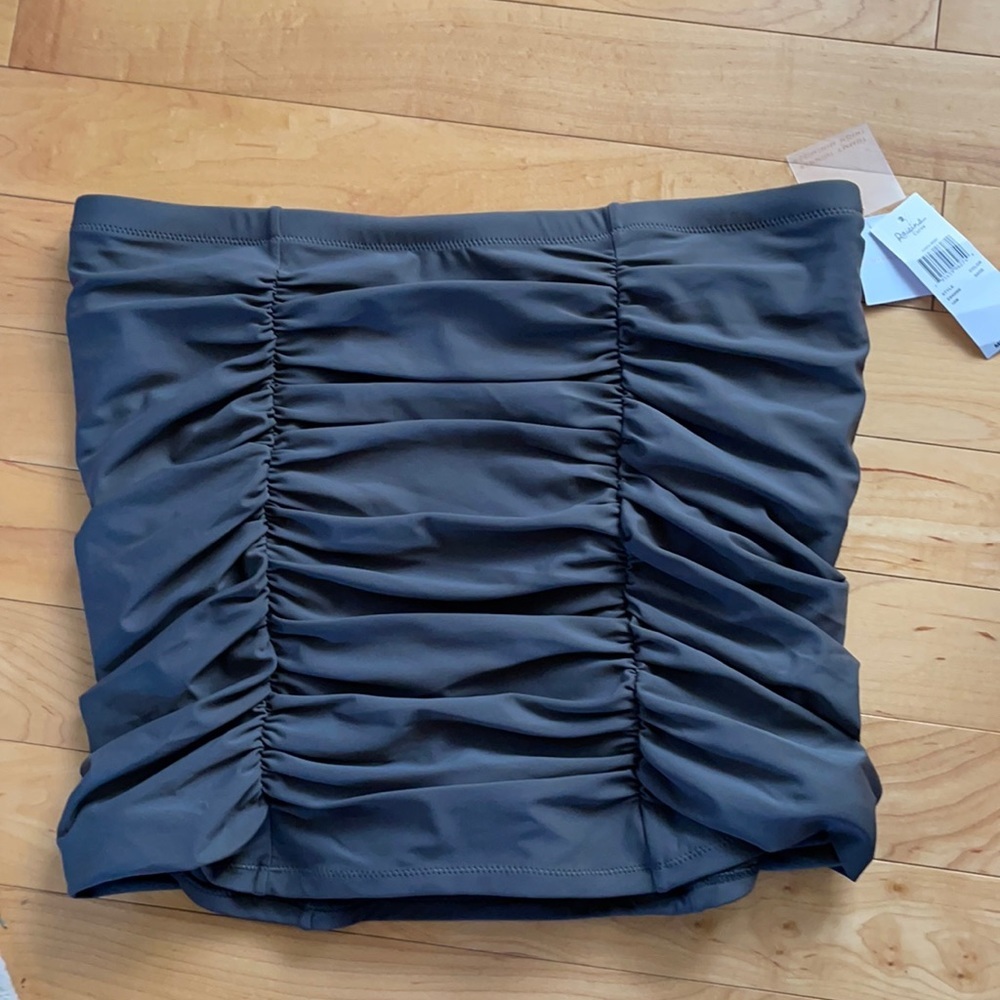 Raisins Curve Costa Skirt Swim Bottom Womens Black Skirted Bikini Plus Sz 18W